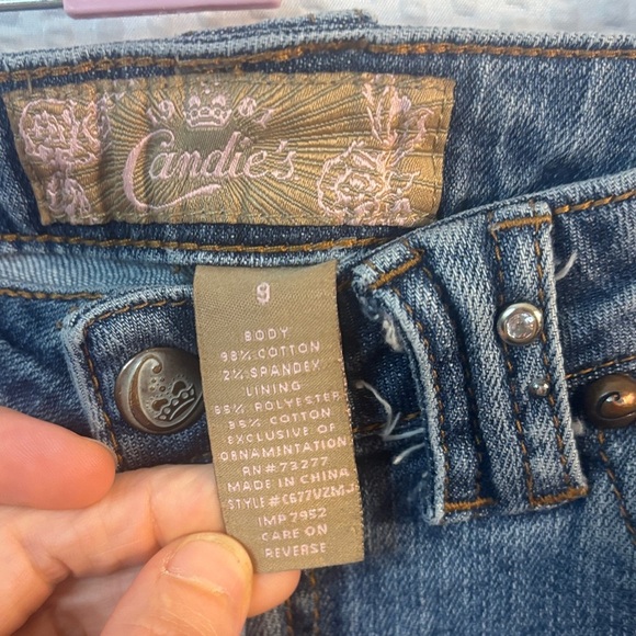 Candie's Light Blue Straight Leg Jeans - Picture 1 of 6